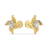 Sparkling Solitaire Natural Diamond Stud Earrings