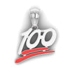 100 sign 0.66 CT Diamond Hip Hop Customized Pendant