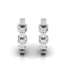 Diamond 0.24 CT Designer Huggie Earrings