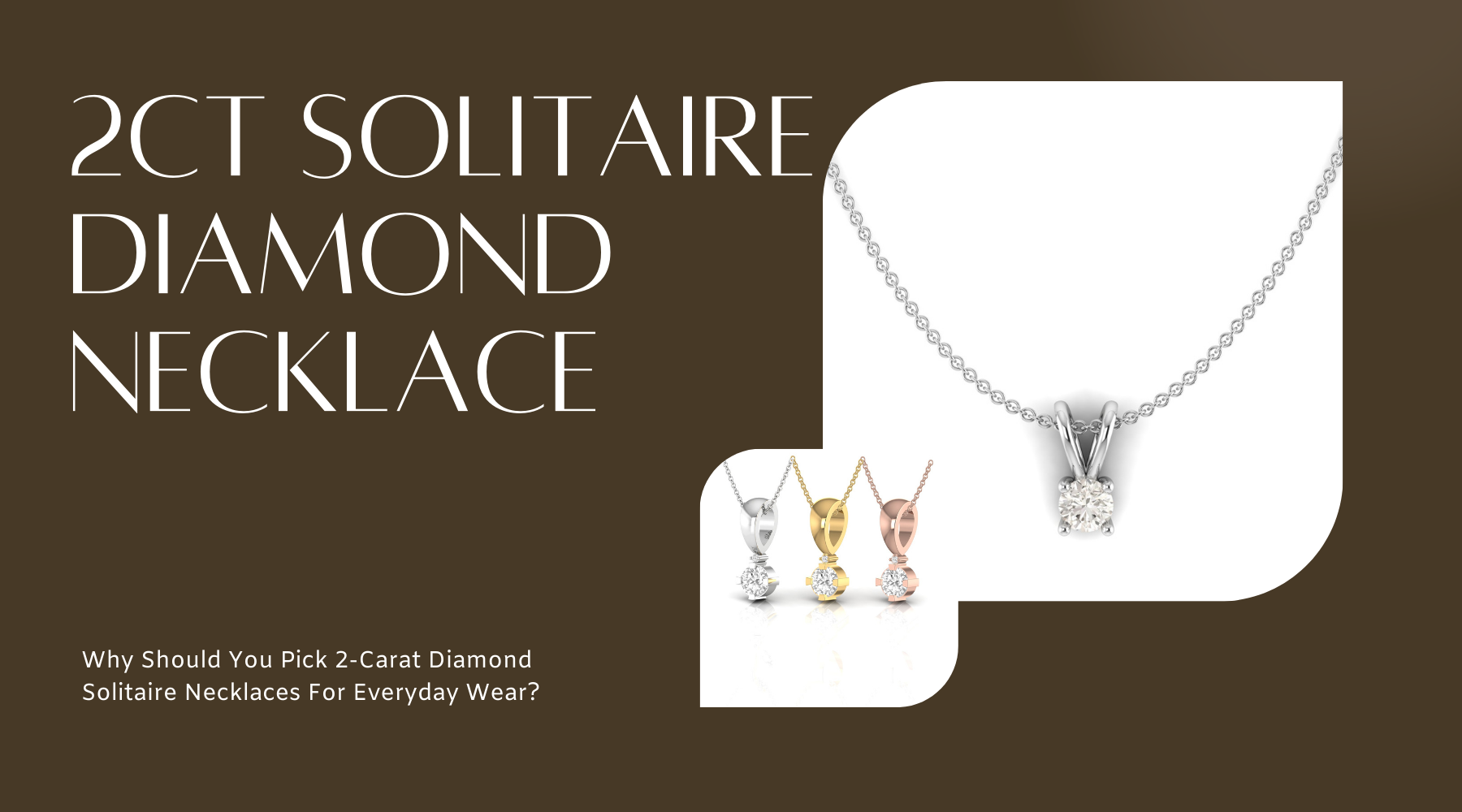 Round Diamond Solitaire Pendant | Ouros Jewels