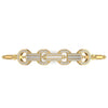 Baguette and Round Diamond 1.26 CT Adjustable Bracelet