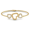 Natural Diamond 0.50 CT Heart Adjustable Bracelet