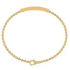 Diamond 0.57 CT Dainty Adjustable Bracelet