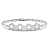 Baguette and Round Diamond 1.26 CT Adjustable Bracelet