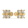 1.33CT Four Diamond Stone Stud Earring