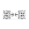 1.33CT Four Diamond Stone Stud Earring
