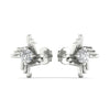 Sparkling Solitaire Natural Diamond Stud Earrings