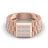 0.54CT Gleaming Men's Diamond Ring