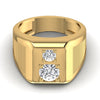 1.09CT Two Stone Diamond Men's Ring