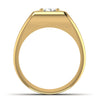 1.09CT Two Stone Diamond Men's Ring