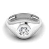 Men's Solitaire 1CT Round Diamond Ring