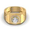 1.05CT Round Solitaire Men's Diamond Ring