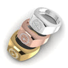 Sun Signet 0.18CT Diamond Men's Ring