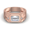 1.79CT Opulent Emerald Diamond Men's Ring