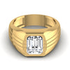 Emerald 2.5CT Diamond Men's Classy Ring
