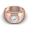 Emerald 2.5CT Diamond Men's Classy Ring