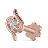 Shimmering Natural Diamond Nosepin