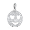 Smiley Heart Design Diamond Hip-Hop Pendant