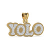 Natural Diamond 'YOLO' Personalized Hip-Hop Diamond