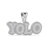Natural Diamond 'YOLO' Personalized Hip-Hop Diamond