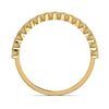 Sturdy Diamond 0.37CT Gold Band For Women