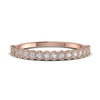 Sturdy Diamond 0.37CT Gold Band For Women