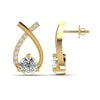 3.29CT Solitaire Drop Diamond Earrings