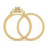 Heavy Look Wedding Band 0.96CT Ring Set For Gift