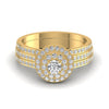 Heavy Look Wedding Band 0.96CT Ring Set For Gift