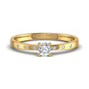 0.32CT Elegance Distance Diamond Ring