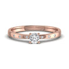 0.32CT Elegance Distance Diamond Ring