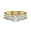 1.25CT Halo Diamond Engagement Solitaire Ring