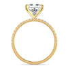 2.24CT Solitaire Princess Cut Engagement Ring