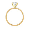 Solitaire Cushion Cut 2.24CT Glamorous Birthday Gift Ring