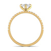 1.49CT Exquisite Pear Cut Natural Diamond Ring