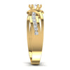 0.62CT Beautiful Twisted Design Engagement Ring