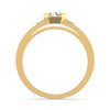 Elegant 0.90CT Exquisite Real Gold Diamond Ring