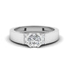 Elegant 0.90CT Exquisite Real Gold Diamond Ring