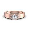 Elegant 0.90CT Exquisite Real Gold Diamond Ring