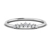 0.17CT Sparkling Minimalist Diamond Ring