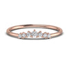 0.17CT Sparkling Minimalist Diamond Ring