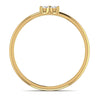 0.23CT Four Stone Minimalist Diamond Ring