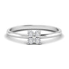 0.23CT Four Stone Minimalist Diamond Ring