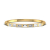 0.33CT Buguette Diamond Minimalist Ring
