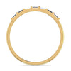 0.33CT Buguette Diamond Minimalist Ring