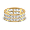 Sparkle Two line 4.84CT Diamond Band For Women's