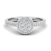 Elegant Sparkly 0.67CT Diamond Solitaire Ring
