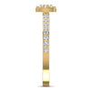 0.56CT Real Diamond Solitaire Fine Jewelry Ring