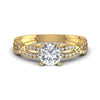 Half Eternity 2.29CT Real Diamond Engagement Ring