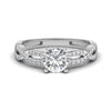 Half Eternity 2.29CT Real Diamond Engagement Ring